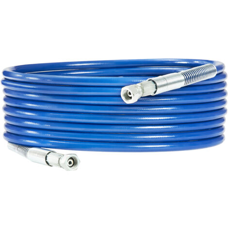 Mophorn Tuyau de pulvérisateur de peinture sans air de 50 pieds, tuyau haute pression universel de 1/4 po, 4350 PSI, tresse en fil d'acier renforcé multicouche pour pulvérisateur de peinture (1/5)