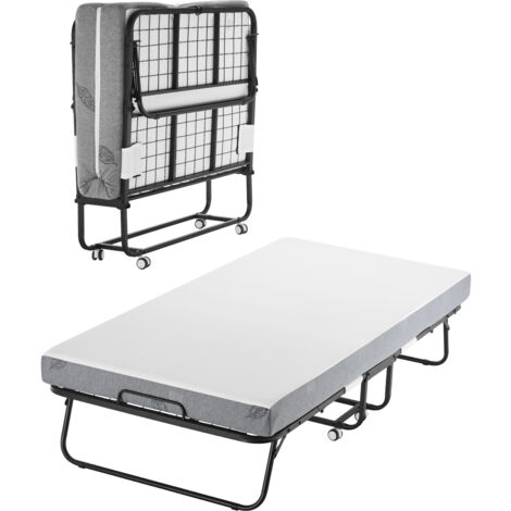 Mophorn Lit d'appoint 38 x 75 pouces, lit pliant double avec matelas en ...
