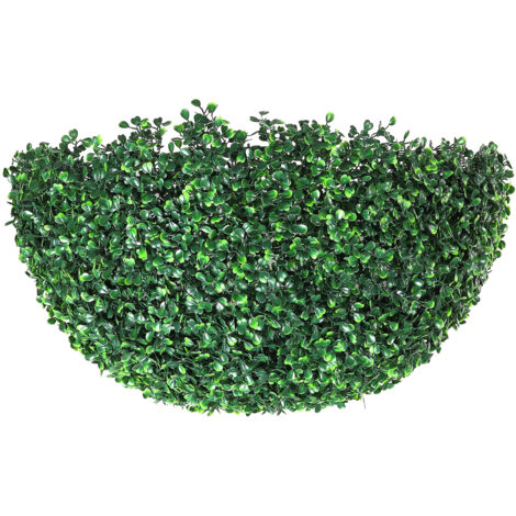 Buis Artificiel Topiaire 1,1 M - Pot Inclus, Pour Extérieur/intérieur, Décoration Porche, Entrée, Sans Entretien