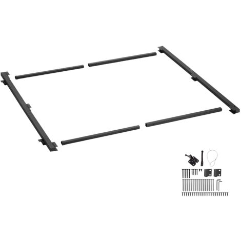 Mophorn Kit de construction de portail - Convient aux ouvertures de 36 à 60 pouces de large. Construisez des clôtures de 6 à 7 pieds de haut. Un kit de portail réglable