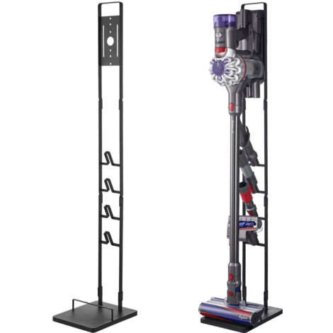 Mophorn Support d'aspirateur, compatible avec Dyson V6, V7, V8, V10, V11, V15, support stable avec 4 crochets pour aspirateurs sans fil DC30, DC31, DC34, DC35, DC58, DC59, DC62, D74 (1/5)