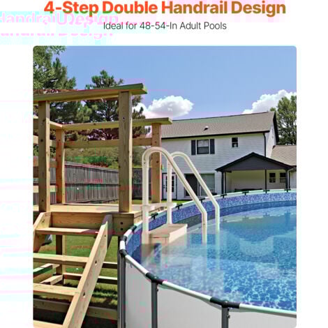 Echelle De Piscine Avec 4 Marches AntidéRapantes, éChelle D