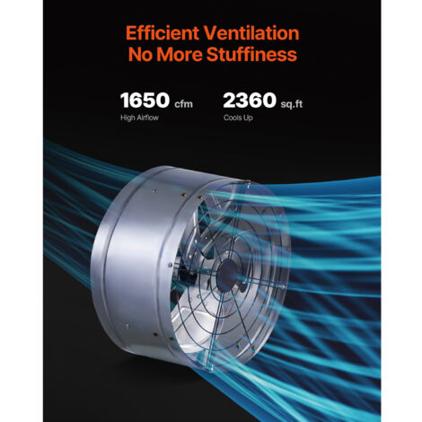 Ventilateur De Cale Marine 3 Pouces 12V - Silencieux, Haut Débit D'Air - Pour Bateaux, Yachts, Camping-cars