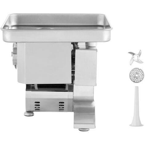 Mophorn Hachoir à viande-11 Lbs/Min Hachoir électrique, trancheuse et saucisse Stuffer. Acier inoxydable pour usage commercial