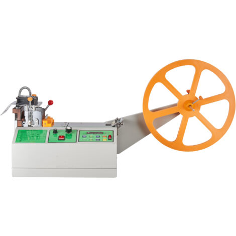 Mophorn Machine de Découpe de Sangles Automatique, Coupe-ruban à Froid et à Chaud avec Température Réglable, Écran LCD, , pour Lacets, Sangles en Nylon, Bandes Élastiques, Fermeture Éclair