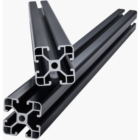 Mophorn – Lot de 4 rails linéaires en aluminium 4040 T – Longueur 39,4 pouces – Anodisés pour résistance à la corrosion – Compatible écrous M6/M8