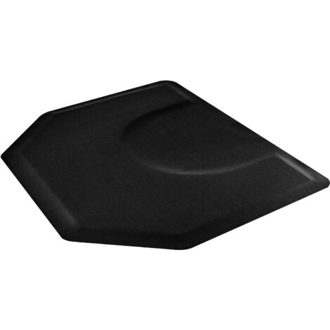 Mophorn Tapis de Chaise de Salon Coiffure, 1225x1505x13 mm, Tapis de Sol Anti-fatigue pour Base de Chaise Ronde, Surface en PVC, Nettoyage Facile, Bords Biseautés pour Réduire les Risques de Chute (1/5)