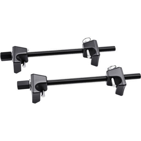 Mophorn Compresseur de ressort pour amortisseur automobile 2 pièces, outil de compression pour jambes de force avec capacité de 1,2 T, adapté aux ressorts hélicoïdaux avec une portée de 265 mm (1/5)