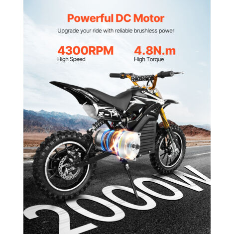 Moteur électrique 1800W 48V Sans Balais + Contrôleur – Pour Go Kart, Vélo, Scooter (neuf)