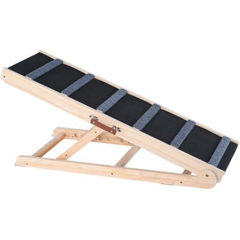 Rampe Pour Chien Réglable En 5 Hauteurs - Pour Lit, Canapé, Voiture - Support Jusqu'à 90 Kg