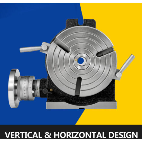 Table Rotative HV6-4 Fentes 150 Mm - Pour Fraiseuse, Orientation Horizontale/verticale, Précision - 6