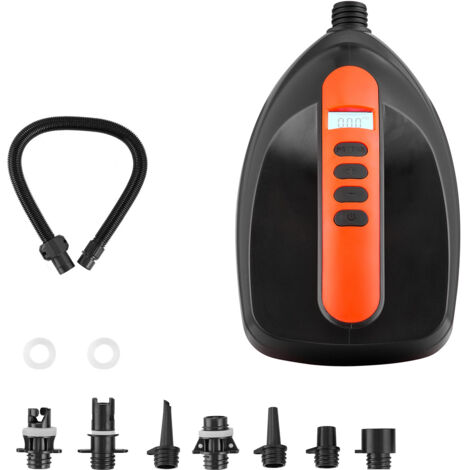 Mophorn Pompe à Air Haute Pression 20 psi pour Paddle, Gonfleur Électrique avec Connecteur Allume-Cigare et Arrêt Automatique, Débit de 70 L/min, Compatible avec SUP, Kayak, Bateau Gonflable