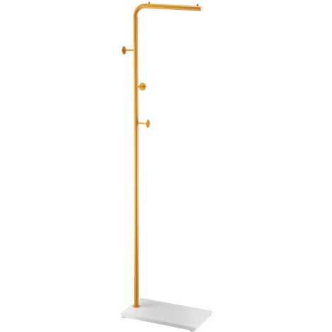Mophorn Porte-manteau autoportant avec base en quartz et 3 crochets ronds, porte-manteau moderne pour entrée, chambre ou salon, support polyvalent pour manteaux, chapeaux et sacs (1/5)