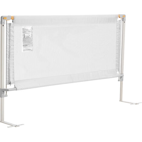 Mophorn Barrière de sécurité pour lit enfant, longueur 1,5 m, avec structure en fer renforcé, tissu Oxford, hauteur ajustable de 68 à 89 cm, adaptée aux matelas de 5 à 27 cm d'épaisseur