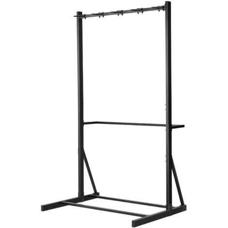 Mophorn Porte-vélos autoportant, capacité de 136 kg pour 5 vélos, support de rangement vertical en acier au carbone durable pour la maison, le garage, la cour, le salon et l'intérieur/extérieur