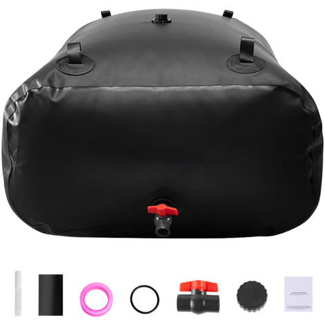 Réservoir d’Eau Souple 1000 L VEVOR, Vessie Stockage Eau Pliable, Sac