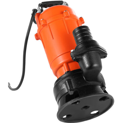 Mophorn Pompe submersible pour eaux usées, 550 W, en fonte, débit maximal de 18 000 L/h, hauteur de refoulement jusqu'à 10 m, idéale pour évacuer l'eau des piscines, sous-sols et zones inondées (1/5)