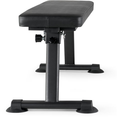 Mophorn Banc de musculation pliable, banc plat d'entraînement, capacité de charge maximale de 454 kg, conçu pour un entraînement complet du corps (1/5)