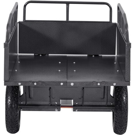 VEVOR Remorque à Benne Basculante, 283 L, Remorque De