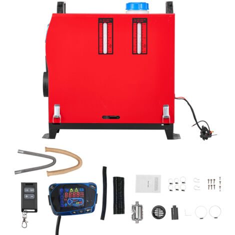 Mophorn Chauffage Diesel 8 kW DC 12-24 V, Consommation 0,18-0,36 L/h, Température Réglable 0-40 ℃, avec Télécommande et Écran LCD Bleu, adapté pour Camions, Bateaux, Camping-cars et Remorques (1/5)