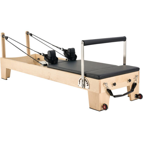 Machine Pilates Reformer En érable – Usage Commercial Ou Semi-commercial – Noire