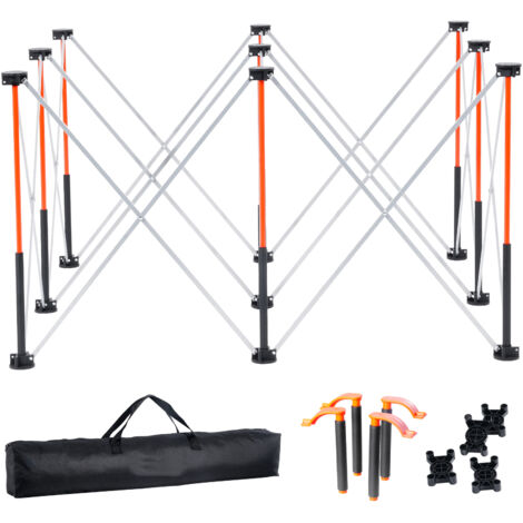 Mophorn Châssis pliable pour établi 126,7x66,5x86,7 cm, support de travail avec capacité de charge de 1135 kg, sans assemblage requis, pieds portables avec sac de rangement, idéal pour garage (1/5)