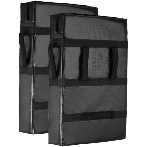 Mophorn Boucliers de Percussion Rugby 60x40,5 cm Lot de 2, Matériel d’Entraînement en Mousse Haute Densité, Coussinets de Blocage avec Poignées, Accessoires pour Football Américain, Hockey et Crosse (1/5)