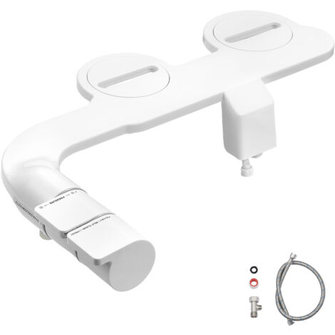 Mophorn Pulvérisateur de bidet autonettoyant, accessoire de toilette avec pression d'eau ajustable, buses doubles rétractables, eau froide, adapté pour lavage arrière et hygiène féminine (1/5)
