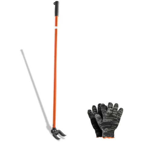Mophorn Outil Démonte Palette 907,18 kg Barre de 127 cm pour Retrait de Planches de Terrasse, Planchers, Charpentes, Toitures, Moulures et Cloisons Sèches, avec Poignée en Acier au Carbone