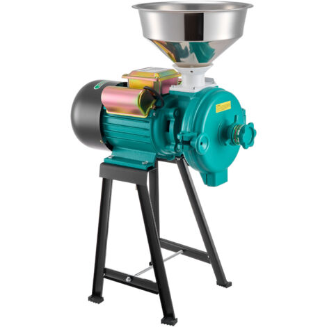 Mophorn Moulin à grain électrique 50 kg/h, broyeur à épices 2200 W, conçu pour moudre efficacement grains secs, céréales, café, maïs et poivre, moulin en fonte avec pieds en caoutchouc antidérapants (1/5)