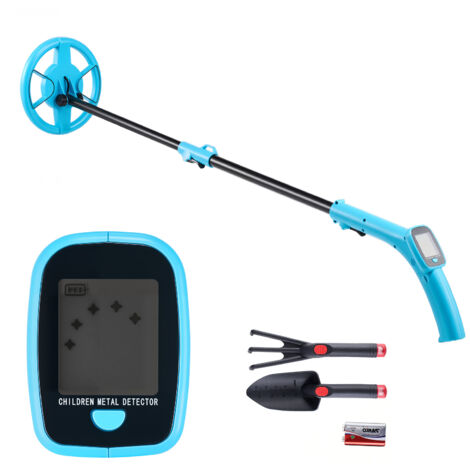 Mophorn Détecteur de métaux 10,2cm,appareil léger pour la recherche de trésors en or et autres métaux,doté d'un disque de recherche étanche IP68 de 15,2cm,écran LCD et poignée ajustable de 65 à 93 cm (1/5)