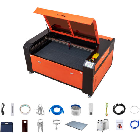 Mophorn Machine de Gravure Laser CO2 130 W avec Autofocus, Zone de Travail 1400x900 mm, Découpe et Gravure pour Bois et Cuir, avec Système d'Assistance d'Air et Passage Bidirectionnel (1/5)