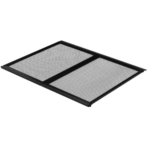Mophorn Grille de protection pour porte de camping-car 622,3 x 508 mm, écran en alliage d'aluminium robuste et ventilé, installation et retrait simples, idéale pour animaux domestiques, couleur noire (1/5)