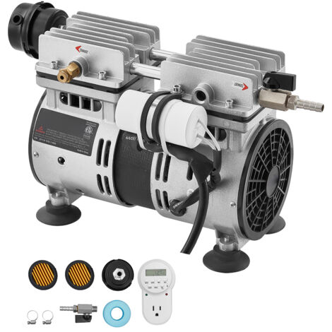 Mophorn Aérateur de Bassin 590 W pour Étangs et Lacs jusqu'à 1,2 hectare, Favorisant la Circulation et l'Oxygénation en Eau Profonde, avec Protection Thermique, Clapet Anti-retour et Pompe à Air (1/5)