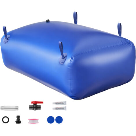 Mophorn Poche à eau de 330 litres (87,2 gallons), sac de stockage d'eau pliable en PVC 1000D durable, réservoir étanche pour le camping, l'arrosage du jardin et les situations d'urgence en camping-car