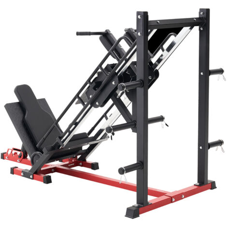 Mophorn Presse à cuisse ajustable, appareil d'entraînement pour jambes et cuisses avec roulement linéaire et support de poids, ischio-jambiers, fessiers et mollets, salle de sport