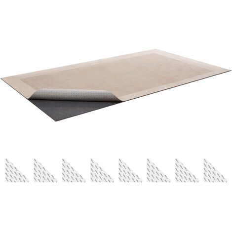 Mophorn Sous-tapis antidérapant 274,3x365,8 cm en feutre, conçu pour protéger, stabiliser et empêcher les tapis de glisser sur les sols tels que parquets, carrelages et moquettes (1/5)