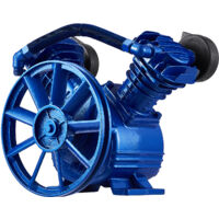 Mophorn – Tête de pompe à compresseur d'air 3HP – Débit 6,25 cfm à 90 psi – Pression max 116 psi – Double cylindre en fonte – Remplacement performant - 90psi