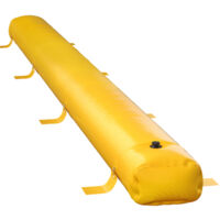Mophorn – Barrière anti-inondation en PVC 24 pi x 20 po – Étanche et léger – Protection contre inondations pour portes et garages – Capacité 1 093 litres