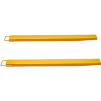 Mophorn Rallonges de fourches à palettes, 60" de longueur x 4,5" de largeur, rallonges de chariot élévateur en acier au carbone robuste, 1 paire d'accessoires de fourche industriels pour chariots élév