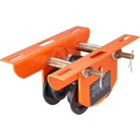 Mophorn – Palan électrique manuel 1100 lb – Chariot à poutre réglable 2,36-4,72 po – Acier allié durable – Installation rapide pour poutres en I et H