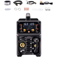 Mophorn Poste à souder MIG Pro - Solution de soudage avancée 200 A. Ce poste à souder synergique 5 en 1 offre les fonctions MIG Pluse, MIG au gaz, MIG à fil fourré, Stick et Lift TIG