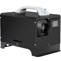 Mophorn Chauffage à air diesel 8 kW, 12 V, tout-en-un pour camping-car, camion, bateau (écran LCD noir, télécommande)