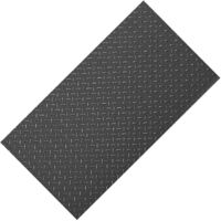 Mophorn Tapis de sol pour garage 1,2 x 3,05 m, revêtement en PVC antidérapant avec une épaisseur de 2,2 mm et motif texturé, idéal pour garages, ateliers, entrepôts et salles de sport, noir