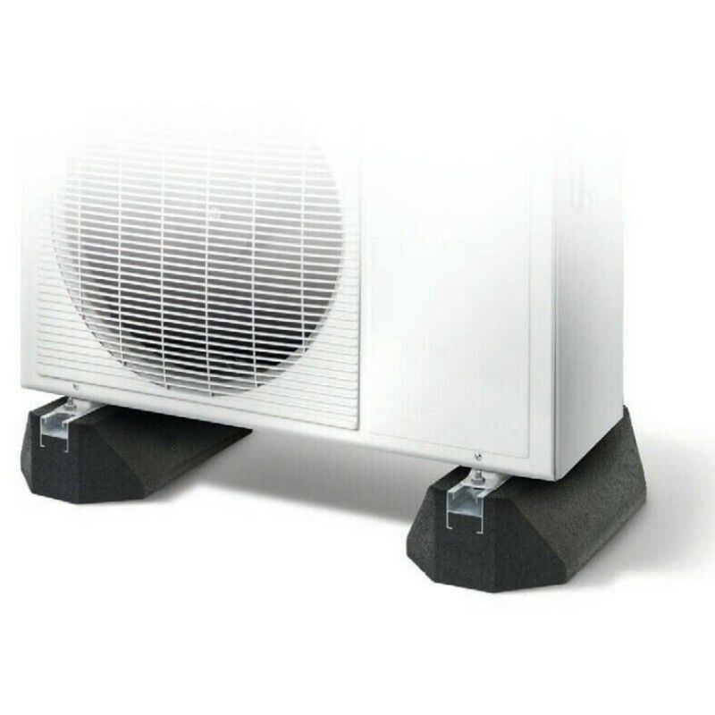 Socle Anti-vibrations Pour Climatiseur/pompe à Chaleur – Charge Max 400 Kg – Avec Niveau à Bulle – Résistant Aux UV - 3
