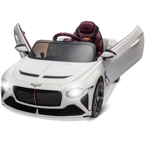 Voiture électrique,Bentley JE1008 12V1000MA pour enfant , lumières et sons,blanc (1/5)
