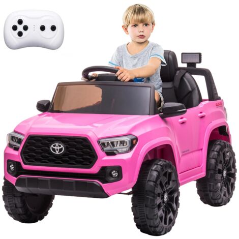 Toyota  Voiture Électrique  pour Enfant 3-8 Ans,BDM0939 12V4.5AH 3902 avec Télécommande , Ceinture de Sécurité, Lumières, Haute/Basse Vitesse(rose) (1/5)