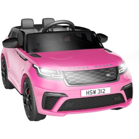 Lunsy – Voiture électrique pour enfants 2 places – Télécommandée 12V avec batterie rechargeable 4.5Ah – Phares à DEL – Couleur rose - 700MA (1/5)