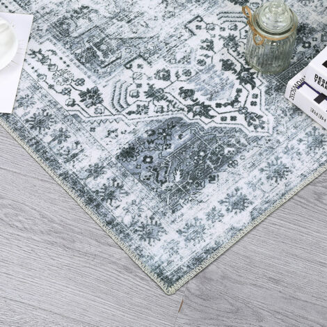 Capslpad Tapis Moderne Abstrait Lavable Et Antidérapant à