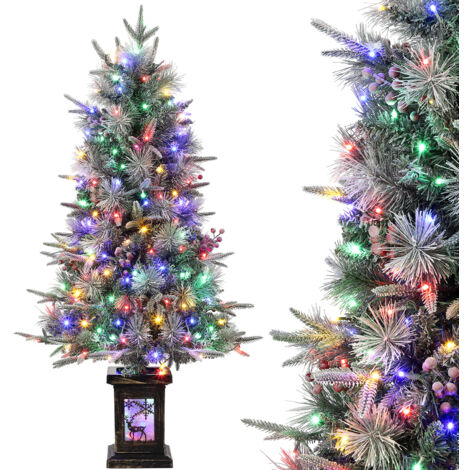 RELAX4LIFE Sapin De Noël Automatique 180cm Avec Pied En